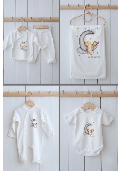 Organik 11'li Hastane Çıkışı - For Baby - Ayda Uyuyan Ördek