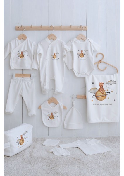 Organik 11'li Hastane Çıkışı - For Baby - Yıldız Tutan Ayı