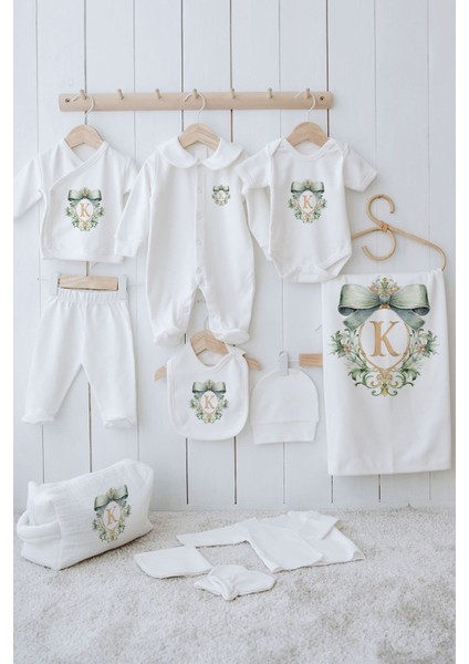 Organik 11'li Hastane Çıkışı - Green Royal Series - K Harfi