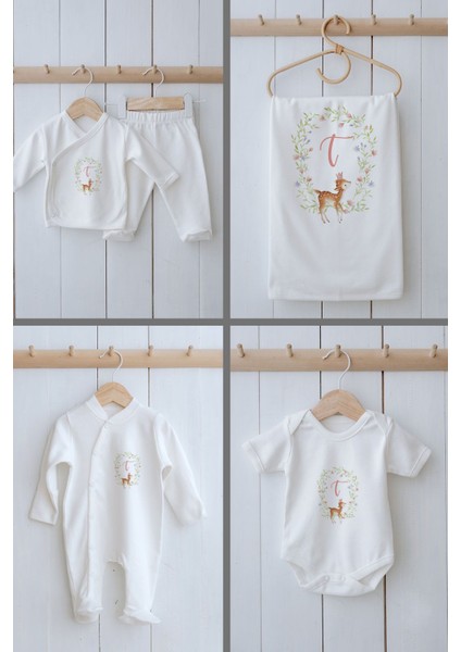 Organik 11'li Hastane Çıkışı - Little Deer Series - T Harfi