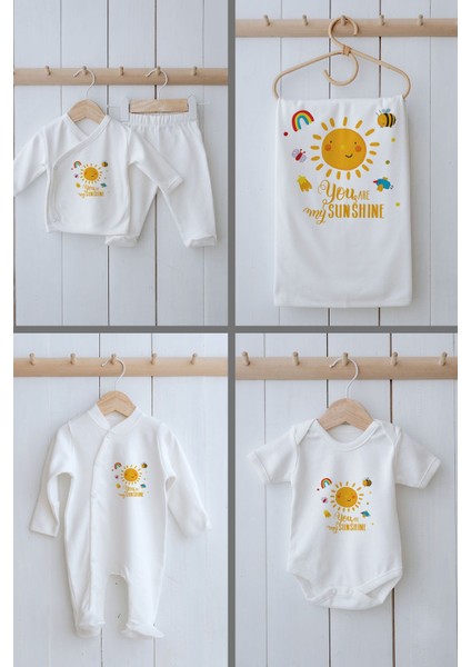 Organik 11'li Hastane Çıkışı - For Baby - Gülen Pastel Güneş fiyatları