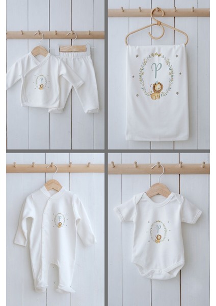 Organik 11'li Hastane Çıkışı - Little Lion Series - P Harfi fiyatları