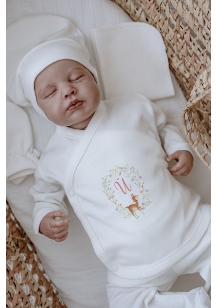 Organik 11'li Hastane Çıkışı - Little Deer Series - Ü Harfi indirimleri