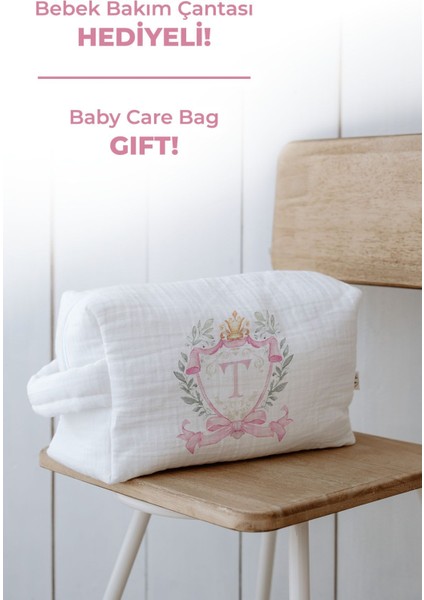 Organik 11'li Hastane Çıkışı - Pink Royal Series - T Harfi modelleri