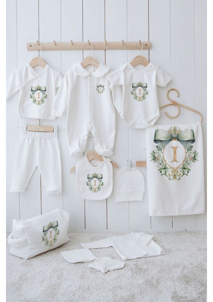 Organik 11'li Hastane Çıkışı - Green Royal Series - I Harfi