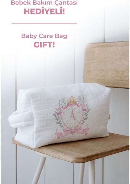 Organik 11'li Hastane Çıkışı - Pink Royal Series - A Harfi modelleri