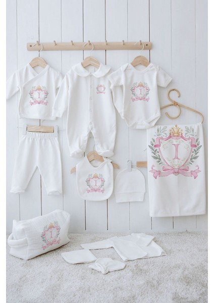 Organik 11'li Hastane Çıkışı - Pink Royal Series - I Harfi