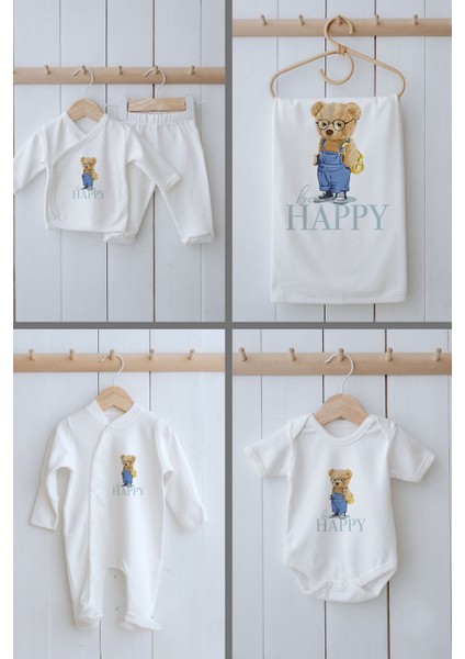 Organik 11'li Hastane Çıkışı - Pure Baby - Salopetli Ayıcık fiyatları