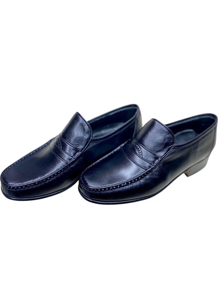 Makosen Fora Dikişli Kösele Rok Iç ve Dış Yüzey DERİ-037-SİYAH modelleri