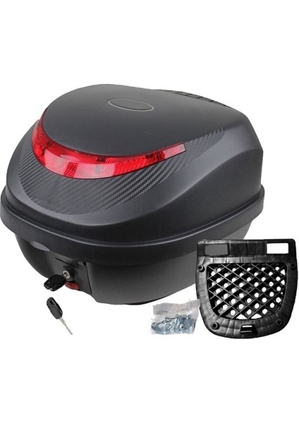 Motosiklet Arka Çanta 32LT Siyah Topcase Arasmoto