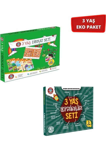 3 Yaş Dikkat/etkinlik Eko Paket