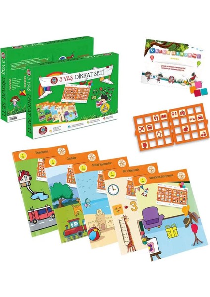 3 Yaş Dikkat/etkinlik Eko Paket