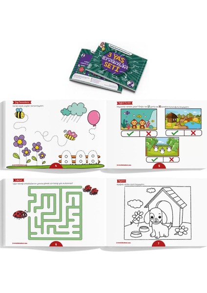 3 Yaş Dikkat/etkinlik Eko Paket