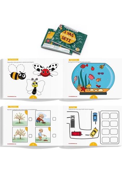 3 Yaş Dikkat/etkinlik Eko Paket