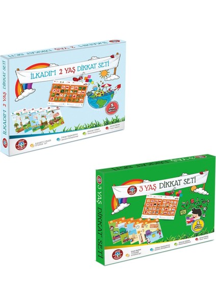 2 Yaş ve 3 Yaş Dikkat Seti