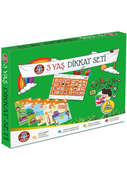 2 Yaş ve 3 Yaş Dikkat Seti
