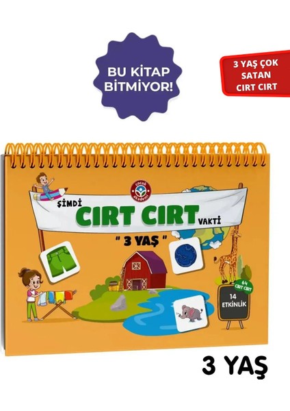 3 Yaş Cırt Cırtlı Kitap