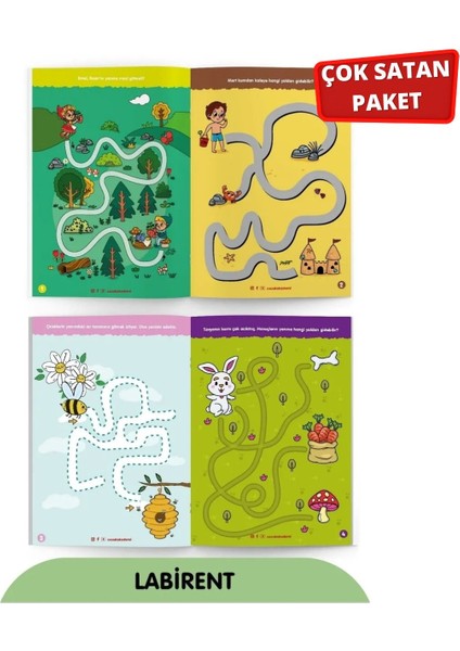 4 Yaş Dikkat-Etkinlik Seti ve Yaz Sil Serisi-1