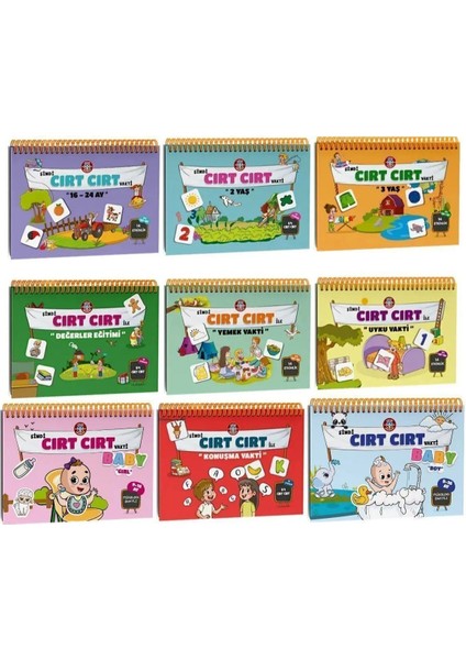 Ekonomik Paket Tüm Cırt Cırtlı Paket 9'lu