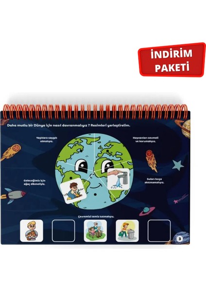 16-24 Ay Cırt Cırtlı Aktivite Kitabı ve Cırt Cırt Değerler Eğitimi Kitabı indirimleri