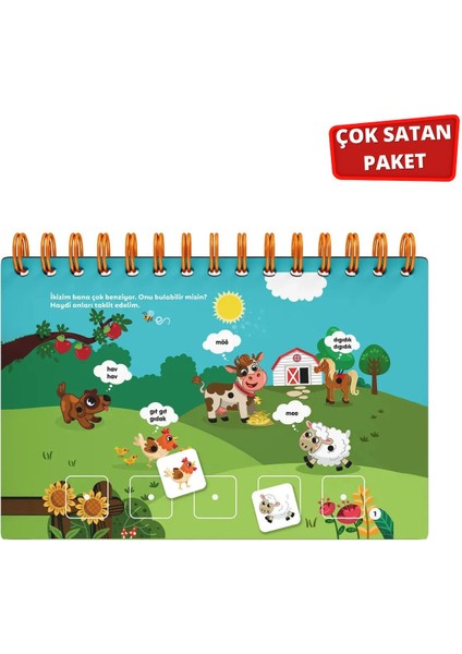 16-24 Ay Cırt Cırtlı Etkinlik Kitabı ve Yaz Sil Serisi-3 modelleri