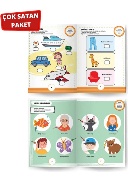 Şimdi Konuşma Vakti Seti / 16-24 Ay Cırt Cırtlı / 2 Yaş Cırt Cırtlı Vakti Etkinlik Kitabı