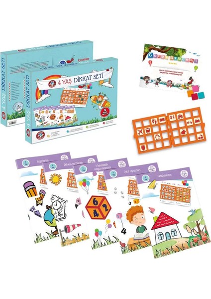 4 Yaş Dikkat/etkinlik Eko Paket