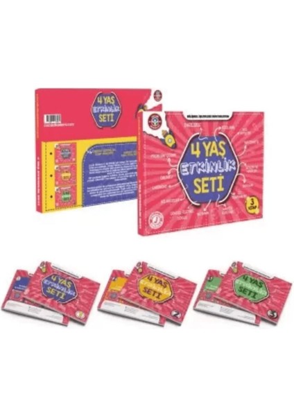 4 Yaş Dikkat/etkinlik Eko Paket