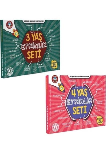 3yaş ve 4 Yaş Etkinlik Seti