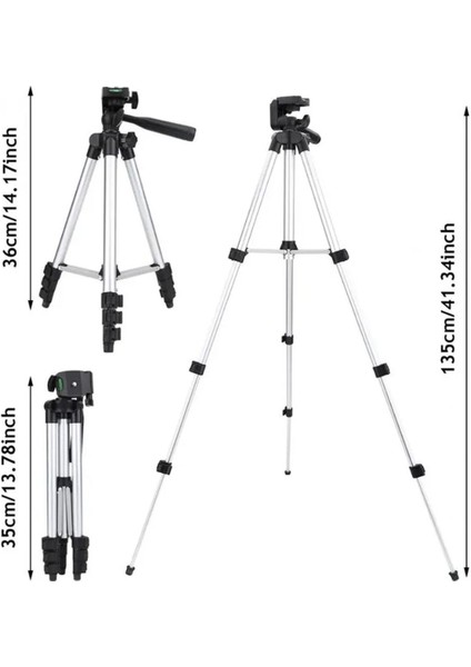 Kamera Telefon Uyumlu 135CM Profesyonel Tripod modelleri