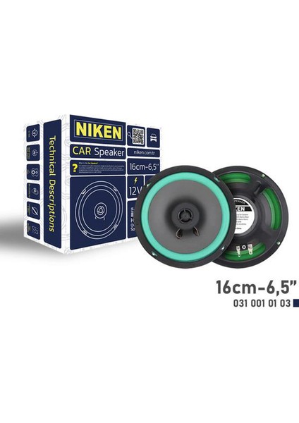 Araç Hoparlörü 16CM 6.5inç /adet 10