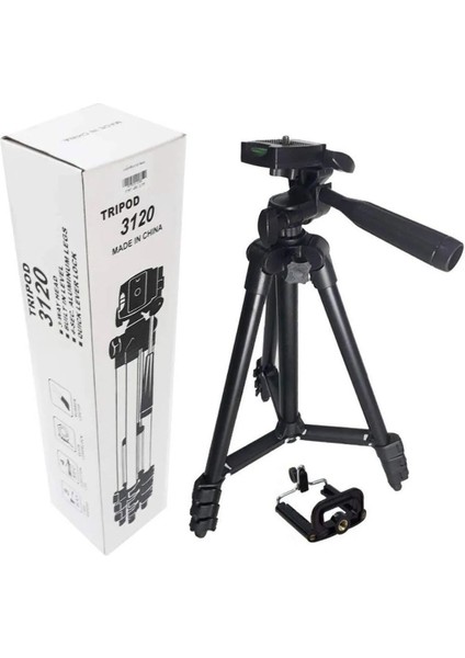 360 Derece Dönen 3 Ayaklı Kaymaz Ayaklı Kamera Telefon Uyumlu Tripod modelleri