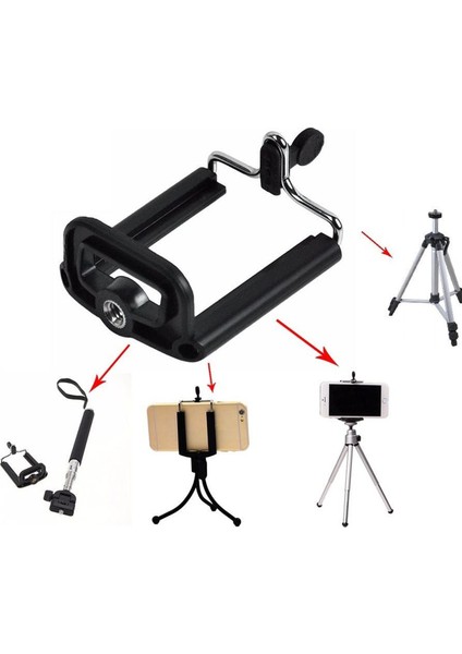 Tripod Telefon Tutacağı Aparat Akıllı Telefon Tutacağı Tripod Aparat