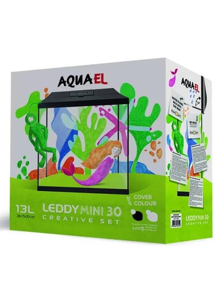 Aquarium Set Leddy Mini 30 Siyah indirimleri