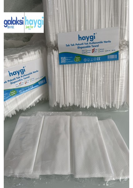 Tek Kullanımlık Hijyenik Kuaför Spor - Ev Havlusu 100 Adet 40X80 cm