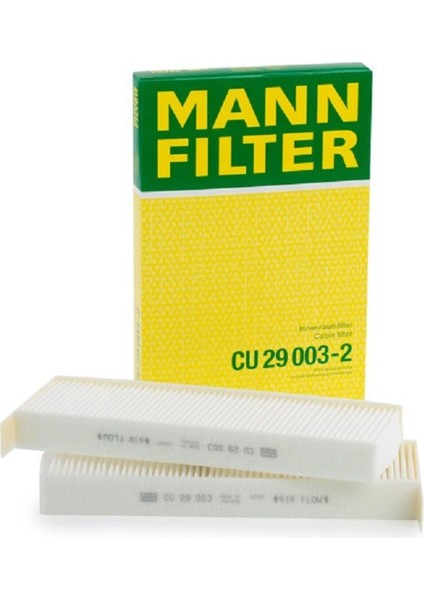 Mann Fılter Polen Filtresi Cıtroën C3 Picasso 1.5 I 06.2013 - ... 1449 Cm3 90 Hp