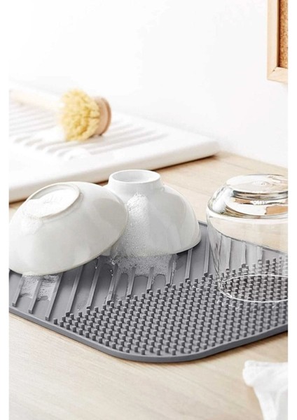 15404 Silicone 60X32 cm Bulaşık Matı