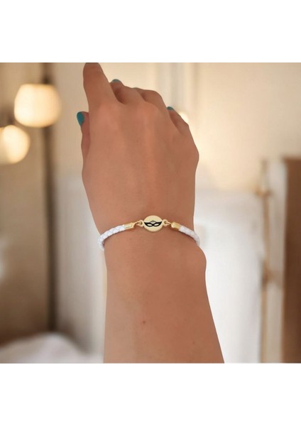 Kadınlar İçin Özel Tasarımlı 14 Ayar Altın Plakalı Balmaske Bilekliği fiyatları