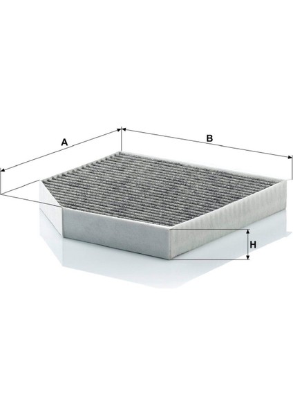 Mann Fılter Karbonlu Polen Filtresi Audı A8 D4 4.2 Fsı Quattro 11.2009 - 12.2012 4163 Cm3 371 Hp fiyatları