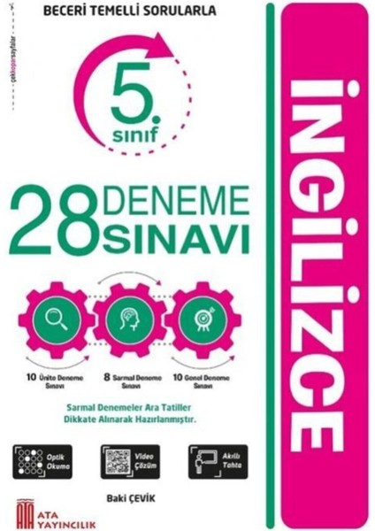 5. Sınıf Yeni Nesil İngilizce 28 Deneme Sınavı