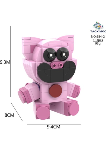 Poppy Smiling Critters Model Figür Parçacık Yaratıcı Oyuncak Yapı Bloğu (133 Adet) (Yurt Dışından) fiyatları