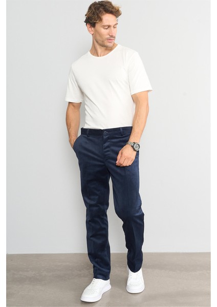 C.K 9246 Mnt Erkek Kadife Pantolon Lacivert No 2