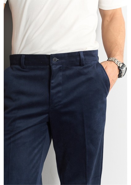 C.K 9246 Mnt Erkek Kadife Pantolon Lacivert No 2 modelleri