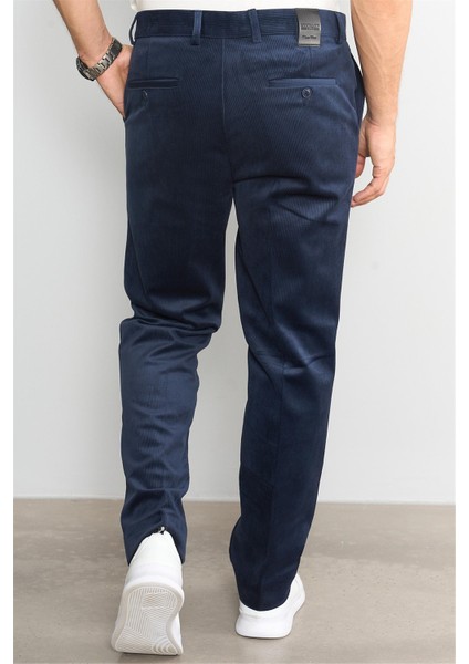 C.K 9246 Mnt Erkek Kadife Pantolon Lacivert No 2 fırsatları