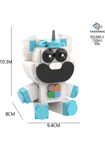 Poppy Smiling Critters Model Figür Parçacık Yaratıcı Oyuncak Yapı Bloğu (152 Adet) (Yurt Dışından) fiyatları