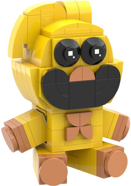 Poppy Smiling Critters Model Figür Parçacık Yaratıcı Oyuncak Yapı Bloğu (132 Adet) (Yurt Dışından)