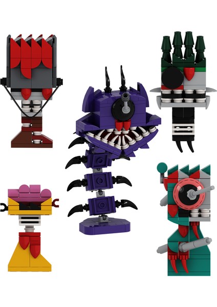 Sprunki Model Figür Parçacık Yaratıcı Oyuncak Yapı Taşı 5 Parçalı Set (421 Adet) (Yurt Dışından)
