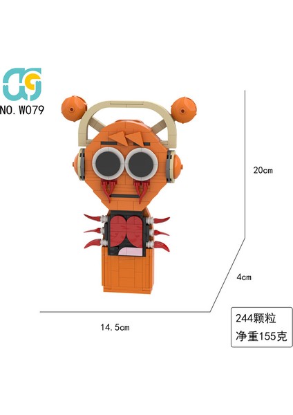 Sprunki Model Figür Parçacık Yaratıcı Oyuncak Yapı Taşı Seti (244 Adet) (Yurt Dışından)