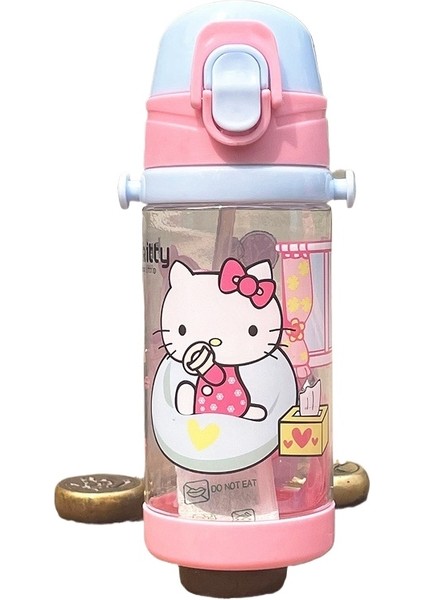 Küçük Hayvan L Fincan Çocuk Su Şişesi Taşınabilir Su Bardağı Pipetli Su Isıtıcısı (Yurt Dışından)