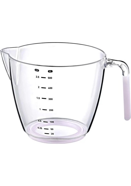 Ölçü ve Hamur Kabı 500 ml - Silikon Sap